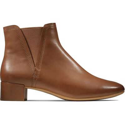 Botki Clarks Orabella Ruby brązowe skórzane 37 Botki Clarks Orabella Ruby brązowe skórzane 37