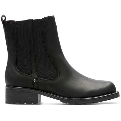 Botki Clarks Orinoco Club czarne E skórzane 37 Botki Clarks Orinoco Club czarne E skórzane 37