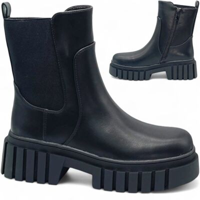 S.Barski Botki Damskie 40 Skórzane Wysokie Eleganckie Czarne z Zamkiem Barski S.Barski Botki Damskie 40 Skórzane Wysokie Eleganckie Czarne z Zamkiem Barski
