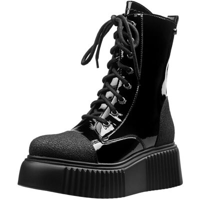 Pozostali producenci Botki Damskie Altercore Czarne (Dalia Vegan Black Patent)-41 Pozostali producenci Botki Damskie Altercore Czarne (Dalia Vegan Black Patent)-41