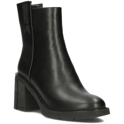 Botki damskie jesienne ocieplane czarne na obcasie Filippo DBT4861/23-37 Botki damskie jesienne ocieplane czarne na obcasie Filippo DBT4861/23-37