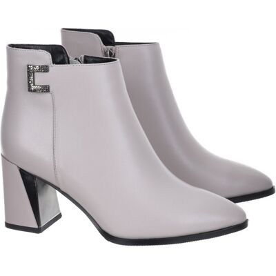 Botki Damskie Loretta Vitale B810 Grey Leather 38 Botki Damskie Loretta Vitale B810 Grey Leather 38