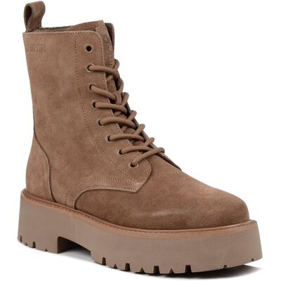 Big Star Shoes Botki damskie ocieplane zamszowe brązowe Big Star OO274A188 skórzane-38 Big Star Shoes Botki damskie ocieplane zamszowe brązowe Big Star OO274A188 skórzane-38