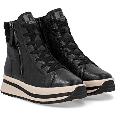Botki damskie Rieker W3870-00 BLACK R.39 Botki damskie Rieker W3870-00 BLACK R.39