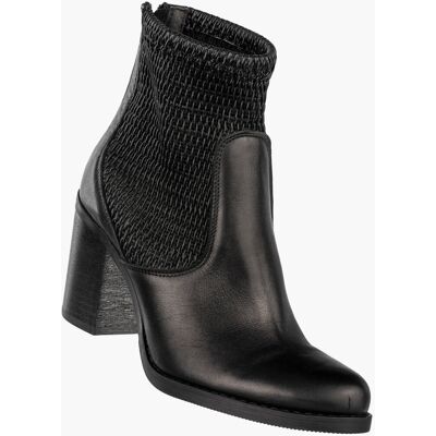 Botki Damskie Skórzane Buty Na Słupku Modne Na Zimę Czarne Darex B-137/3 Czarny 39 Botki Damskie Skórzane Buty Na Słupku Modne Na Zimę Czarne Darex B-137/3 Czarny 39