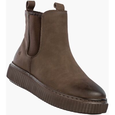 Botki Damskie Skórzane Buty Zimowe Ocieplane Klasyczne Brązowe Cambell Brązowy 36 Botki Damskie Skórzane Buty Zimowe Ocieplane Klasyczne Brązowe Cambell Brązowy 36