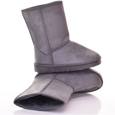 Inny producent BOTKI DAMSKIE WYSOKIE OCIEPLANE PUSZYSTYM FUTERKIEM BUTY ZIMOWE SZARE Inny producent BOTKI DAMSKIE WYSOKIE OCIEPLANE PUSZYSTYM FUTERKIEM BUTY ZIMOWE SZARE