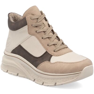 Botki sneakersy damskie Rieker N48002-60 ocieplane skórzane na zamek-39 Botki sneakersy damskie Rieker N48002-60 ocieplane skórzane na zamek-39