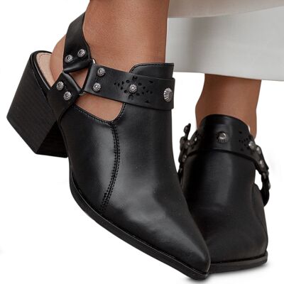 Inny producent Botki Stylowe Eleganckie Sandały Damskie Weide Czarne Na Słupku 39 Inny producent Botki Stylowe Eleganckie Sandały Damskie Weide Czarne Na Słupku 39