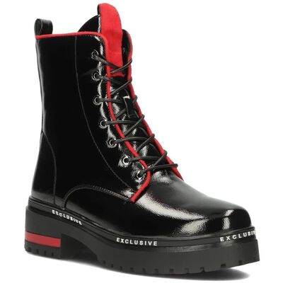 Botki workery damskie ocieplane skórzane czarne FILIPPO DBT3108/24-36 Botki workery damskie ocieplane skórzane czarne FILIPPO DBT3108/24-36