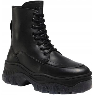 Inny producent BRONX DAMSKIE BOTKI CZARNE SZNUROWANE 37 1SNG Inny producent BRONX DAMSKIE BOTKI CZARNE SZNUROWANE 37 1SNG