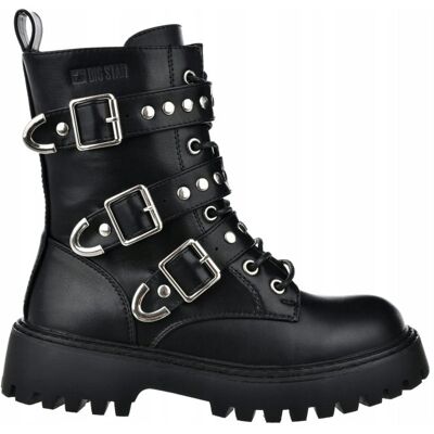Buty Botki Damskie Big Star Czarne Oo274707 Wysokie 37 Buty Botki Damskie Big Star Czarne Oo274707 Wysokie 37