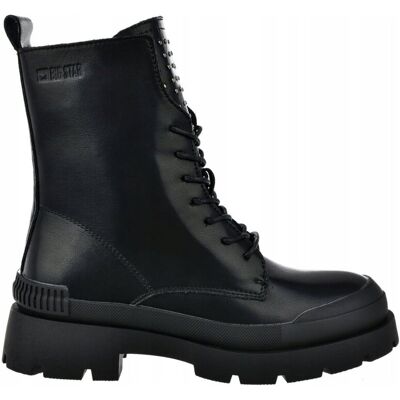 Buty Damskie Botki Big Star Oo274a269 Trapery Czarne Skórzane Jesienne 39 39 Buty Damskie Botki Big Star Oo274a269 Trapery Czarne Skórzane Jesienne 39 39