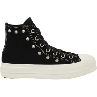Buty damskie Converse Ctas Hi skórzane czarne-36 Buty damskie Converse Ctas Hi skórzane czarne-36