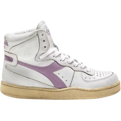 Buty damskie Diadora Mi Basket Used sneakersy vintage sportowe skóra naturalna wysokie-38 Buty damskie Diadora Mi Basket Used sneakersy vintage sportowe skóra naturalna wysokie-38