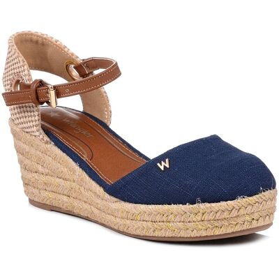 Buty damskie espadryle na koturnie sandały z odkrytą piętą Wrangler Bela-38 Buty damskie espadryle na koturnie sandały z odkrytą piętą Wrangler Bela-38