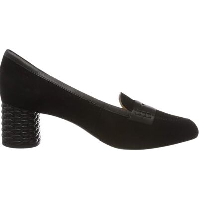Buty damskie Geox Ortensia czołenka klasyczne czarne skóra zamszowa-36 Buty damskie Geox Ortensia czołenka klasyczne czarne skóra zamszowa-36