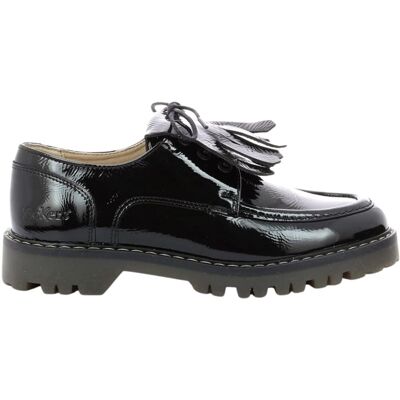 Buty damskie Kickers Decklow mokasyny skórzane lakierowane czarne-40 Buty damskie Kickers Decklow mokasyny skórzane lakierowane czarne-40