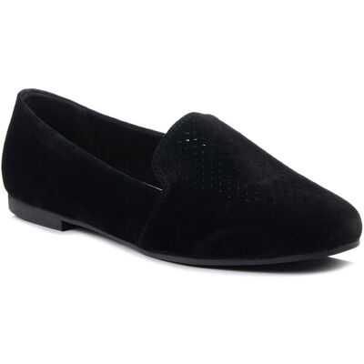 Buty damskie lordsy skórzane S.Barski LR29515 czarne-36 Buty damskie lordsy skórzane S.Barski LR29515 czarne-36