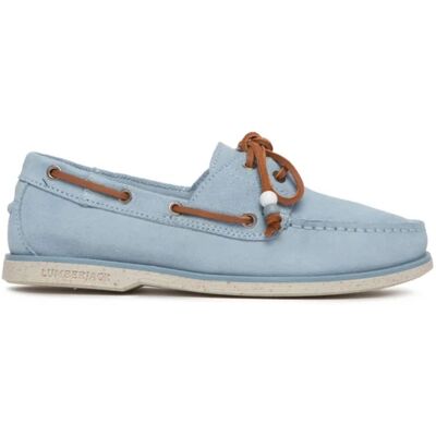 Buty damskie Lumberjack Navigator skórzane zamszowe mokasyny niebieskie-37 Buty damskie Lumberjack Navigator skórzane zamszowe mokasyny niebieskie-37