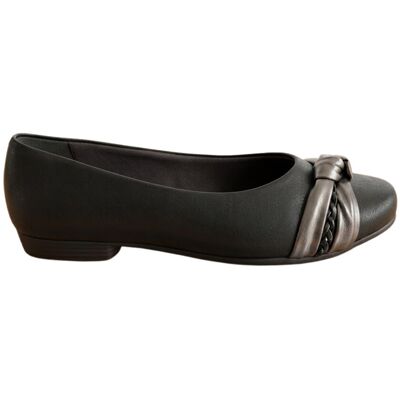 Pozostałe marki Buty damskie Piccadilly Sapatilha czarne baleriny na obcasie czółenka -36 Pozostałe marki Buty damskie Piccadilly Sapatilha czarne baleriny na obcasie czółenka -36