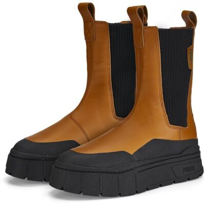 Buty damskie Puma MAYZE STACK CHELSEA brązowe 38627202-37,5 Buty damskie Puma MAYZE STACK CHELSEA brązowe 38627202-37,5