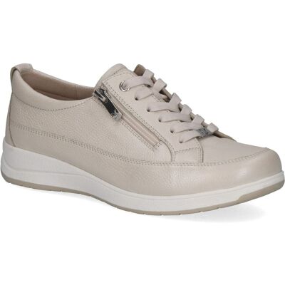 Buty damskie szerokie tęgość K sneakersy beżowe Caprice 23727 skórzane-42 Buty damskie szerokie tęgość K sneakersy beżowe Caprice 23727 skórzane-42
