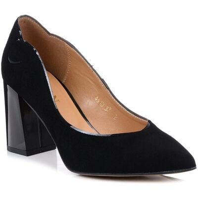 Inny producent Buty damskie szpilki skórzane zamsz Sagan 4610-37 Inny producent Buty damskie szpilki skórzane zamsz Sagan 4610-37