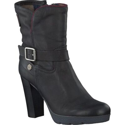 Buty damskie Tommy Hilfiger Denim Clarisa botki skórzane czarne-39 Buty damskie Tommy Hilfiger Denim Clarisa botki skórzane czarne-39