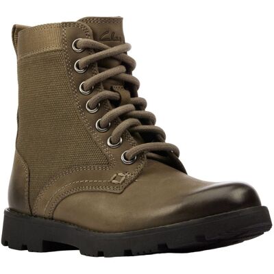 Buty dziecięce Clarks Heath Chard skórzane-28,5 Buty dziecięce Clarks Heath Chard skórzane-28,5