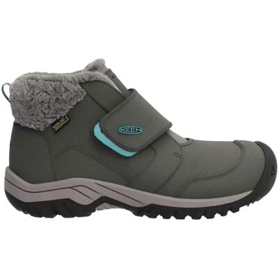Buty dziecięce KEEN Kootenay IV Mid WP zimowe skórzane szare-36 Buty dziecięce KEEN Kootenay IV Mid WP zimowe skórzane szare-36