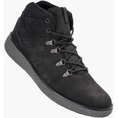 Buty Męskie BIG STAR Trzewiki GG174490 Czarny 44 Buty Męskie BIG STAR Trzewiki GG174490 Czarny 44