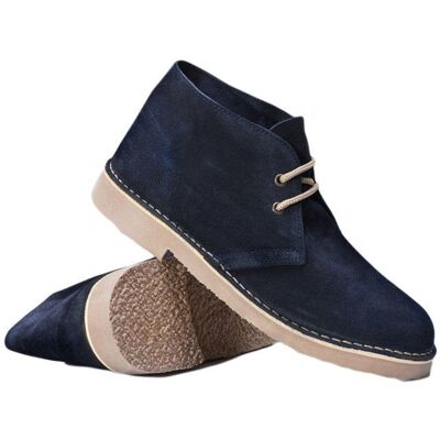Solier Buty męskie Chukka zamszowe granatowe rozmiar 45 Solier Buty męskie Chukka zamszowe granatowe rozmiar 45