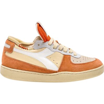 Buty męskie Diadora Mi Basket Row Cut skóra zamszowa pomarańczowe-45 Buty męskie Diadora Mi Basket Row Cut skóra zamszowa pomarańczowe-45
