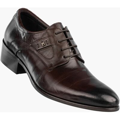 Buty Męskie JOHN DOUBARE Skórzane Półbuty Wizytowe Brązowe C179-P57-A02 Brązowy 40 Buty Męskie JOHN DOUBARE Skórzane Półbuty Wizytowe Brązowe C179-P57-A02 Brązowy 40