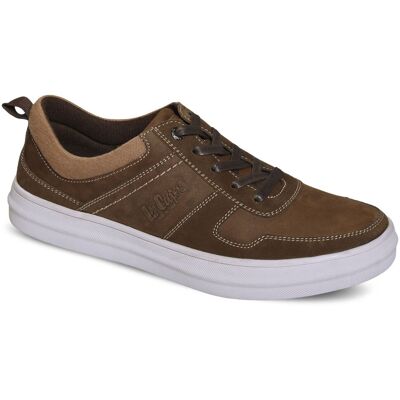 Buty męskie Lee Cooper trampki brązowe skóra-41 Buty męskie Lee Cooper trampki brązowe skóra-41