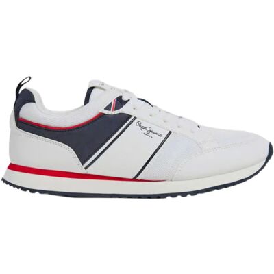 Buty męskie Pepe Jeans Dublin białe sneakersy -44 Buty męskie Pepe Jeans Dublin białe sneakersy -44