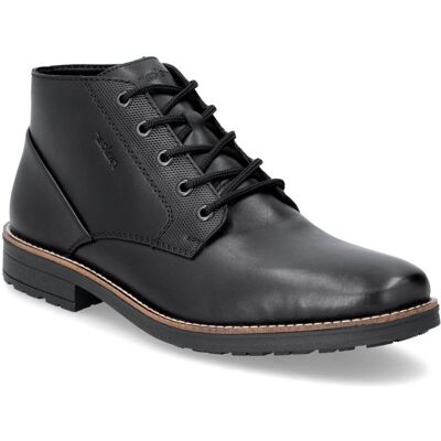 Buty męskie Rieker 33207 botki skórzane sznurowane czarne-42 Buty męskie Rieker 33207 botki skórzane sznurowane czarne-42