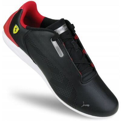 Inny producent Buty Męskie Sportowe Skórzane Puma Ferrari Drift Cat Sneakersy Czarne 41 Inny producent Buty Męskie Sportowe Skórzane Puma Ferrari Drift Cat Sneakersy Czarne 41