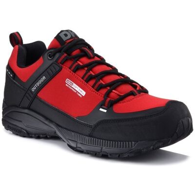 Buty męskie trekkingowe softshell impregnowane DK 1096 Predator czerwone-45 Buty męskie trekkingowe softshell impregnowane DK 1096 Predator czerwone-45