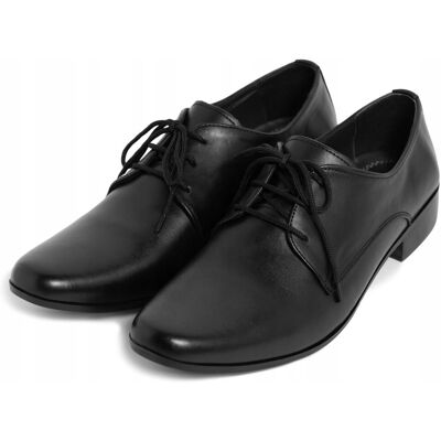 Modus Buty Męskie Wyjściowe Matowe Półbuty Czarne Skórzane Eleganckie 47 Modus Buty Męskie Wyjściowe Matowe Półbuty Czarne Skórzane Eleganckie 47