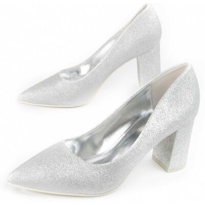 Buty na Obcasie Montevita Queen6 Srebrne Buty na Obcasie Montevita Queen6 Srebrne