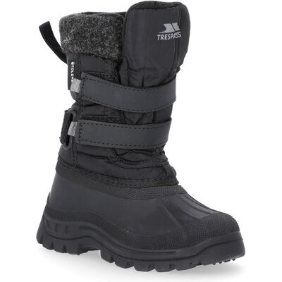 Buty Śniegowce Zimowe Dziecięce Strachan Ii Trespass Black - 34 Buty Śniegowce Zimowe Dziecięce Strachan Ii Trespass Black - 34
