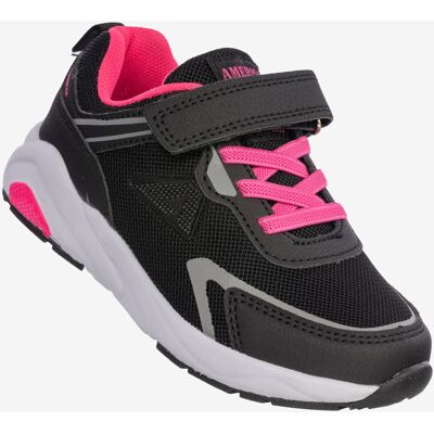 Buty Sportowe Dla Dziewczynki Na Rzepy Dziecięce American Club Czarne RL123/23 Czarny 29 Buty Sportowe Dla Dziewczynki Na Rzepy Dziecięce American Club Czarne RL123/23 Czarny 29