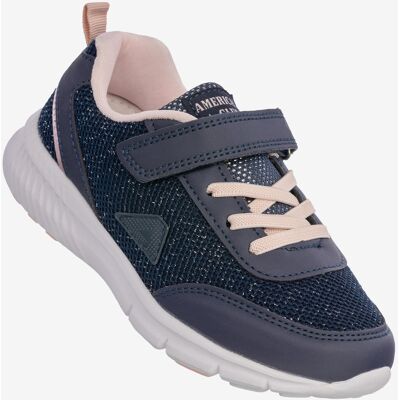 Buty Sportowe Dla Dziewczynki Na Rzepy Dziecięce American Club Granatowe RL102/23 31 Granatowy Buty Sportowe Dla Dziewczynki Na Rzepy Dziecięce American Club Granatowe RL102/23 31 Granatowy