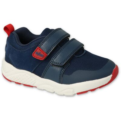 Buty sportowe dziecięce chłopięce na rzepy granatowe Befado 516P251-22 Buty sportowe dziecięce chłopięce na rzepy granatowe Befado 516P251-22
