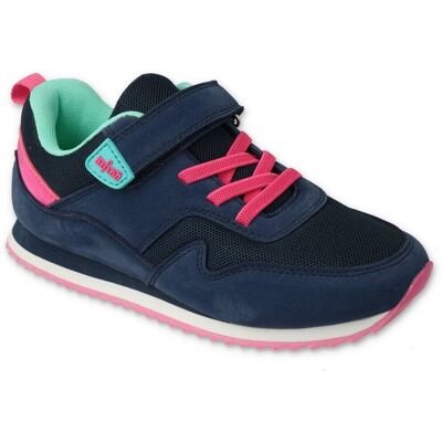 Buty sportowe dziecięce dziewczęce na rzep granatowe Befado 516Q215-41 Buty sportowe dziecięce dziewczęce na rzep granatowe Befado 516Q215-41