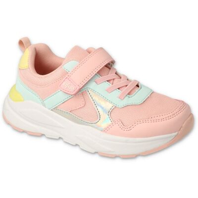 Buty sportowe dziecięce dziewczęce na rzepy różowe Befado 516X139-26 Buty sportowe dziecięce dziewczęce na rzepy różowe Befado 516X139-26