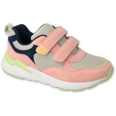 Buty sportowe dziecięce dziewczęce na rzepy różowe Befado 516Y237-35 Buty sportowe dziecięce dziewczęce na rzepy różowe Befado 516Y237-35