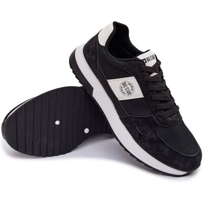 Big Star Shoes Buty Sportowe Sneakersy Męskie Big Star TT174352 Czarne 45-43 Big Star Shoes Buty Sportowe Sneakersy Męskie Big Star TT174352 Czarne 45-43